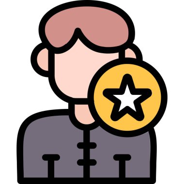 kadın kullanıcı profili simgesi, vektör illüstrasyonu