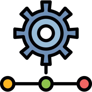 Teçhizat Web simgesi basit illüstrasyon