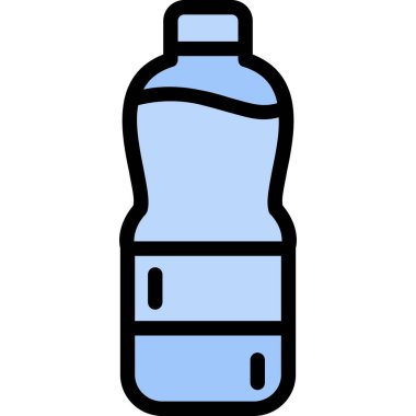 su şişesi simge vektör çizim