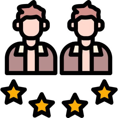 İnsan simgesinin vektör illüstrasyonu