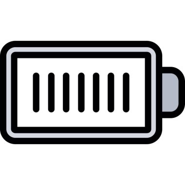 Güç kablosu simgesi. Beyaz arkaplanda izole edilmiş web tasarımı için elektrik kablo vektör simgelerinin basit çizimi