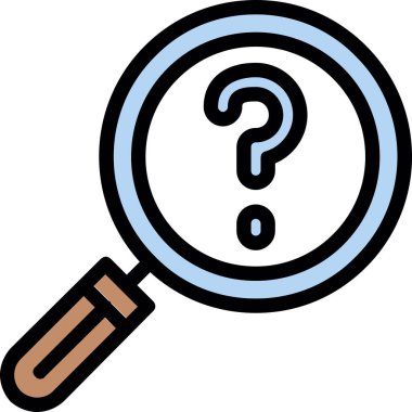 Büyüteç, illüstrasyon, beyaz arkaplan vektörü.