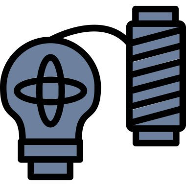 enerji ikonu vektör illüstrasyonu