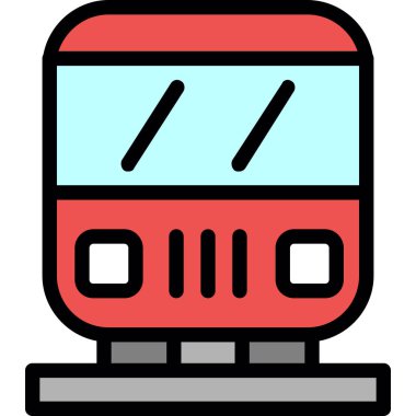 tren. Web simgesi basit tasarım