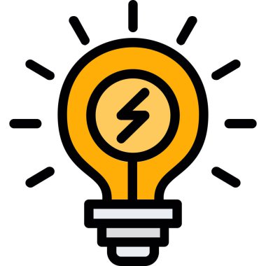 fikir simgesi, basit vektör illüstrasyonu