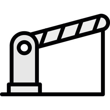 Sinema film simgesi, vektör illüstrasyonu.