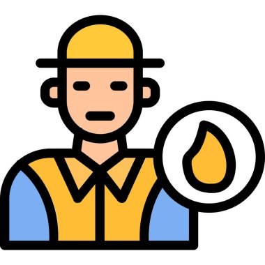 Petrol işçisi yağ simgesi