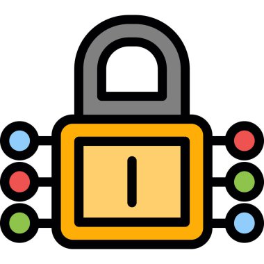 kilit güvenlik simgesini kilitle