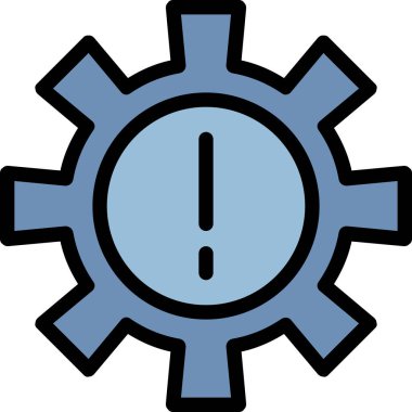 Teçhizat Web simgesi basit illüstrasyon