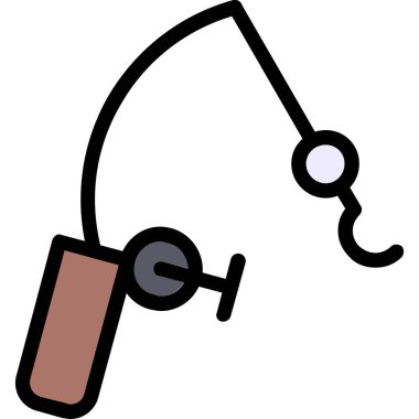 kanca ikon vektör illüstrasyonu ağ için izole edildi