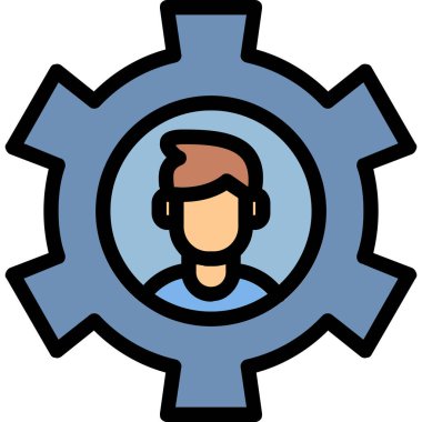 Teçhizat Web simgesi basit illüstrasyon