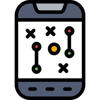 - Telefon. Web simgesi basit illüstrasyon