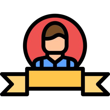 İş görüşmesi. Basit simge