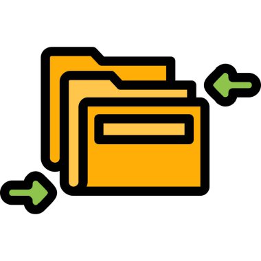 belge dizini renk ana hatları vektörü