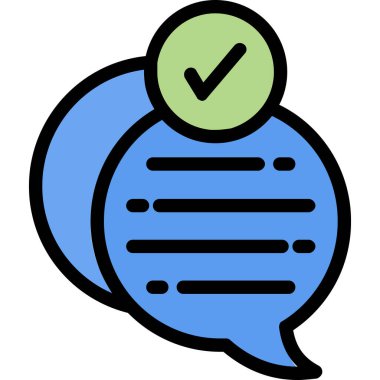 Sohbet ikonu. taslak simgesi. Beyaz arkaplanda konuşma balonu simgesi izole edildi