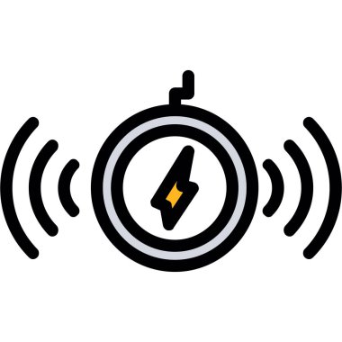 Vektör simgesi bir ampul