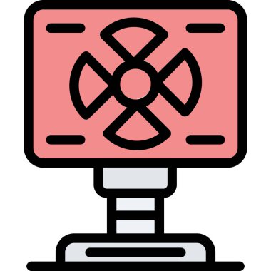 izleyici simgesi, vektör illüstrasyonu