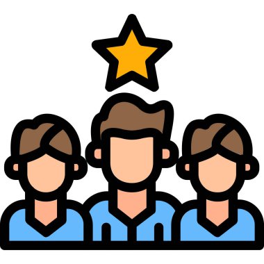 Takım lideri insanlar simgesi