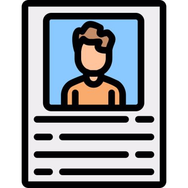 Video konferansı. Web simgesi basit illüstrasyon