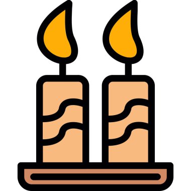 Kek. Web simgesi basit illüstrasyon