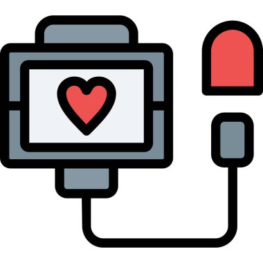 video kamera simgesi, vektör illüstrasyonu