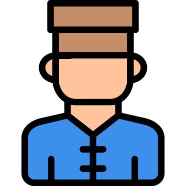 man simgesi vektör illüstrasyonu