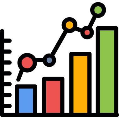 Grafik. Web simgesi basit illüstrasyon