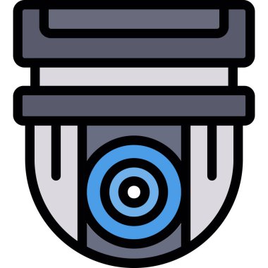 Kamera simgesi, vektör illüstrasyonu