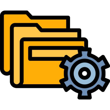 Dosya. Web simgesi basit illüstrasyon