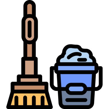 Dondurma simgesi renk ana hatları vektörü