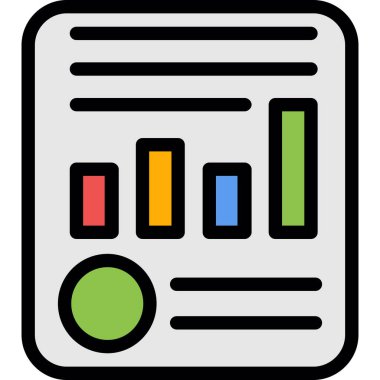 Çizelge. Web simgesi basit illüstrasyon