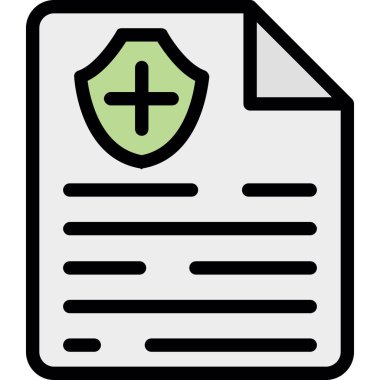 dosya belgesi vektör illüstrasyonu