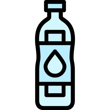 şişe içeceği ikon vektör çizelgesi çizimi