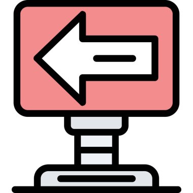 yön ok simgesi, vektör tasarımı