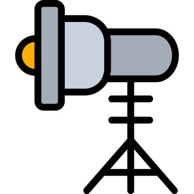 Kamera. Web simgesi basit illüstrasyon