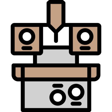 dağıtım paketi simgesi, vektör illüstrasyonu