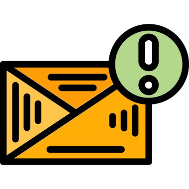 posta simgesi. Web için posta vektör simgelerinin özet çizimi