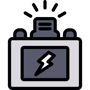 güç şarj pil simgesi