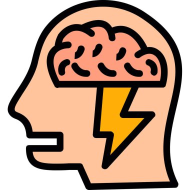 Baş simge vektör çizim