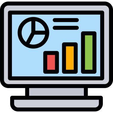 analitik grafik çizelgesi simgesi