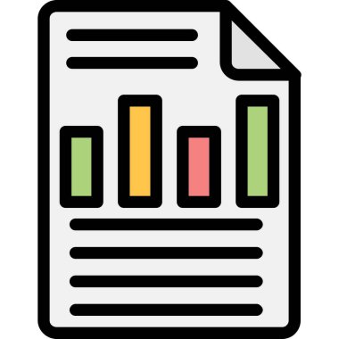 Çizelge. Web simgesi basit illüstrasyon