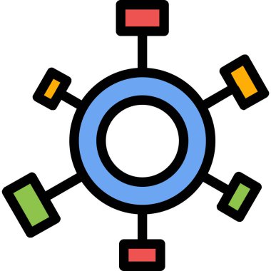 dosya özeti biçiminde ağ veri paylaşım simgesi