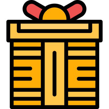 hediye simgesi vektör illüstrasyonu