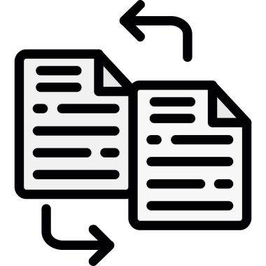 dosya belge vektör simgesi