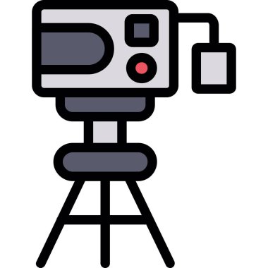 Kamera. Web simgesi basit tasarım