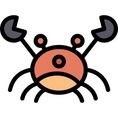 Çizgi film simgesinin vektör çizimi