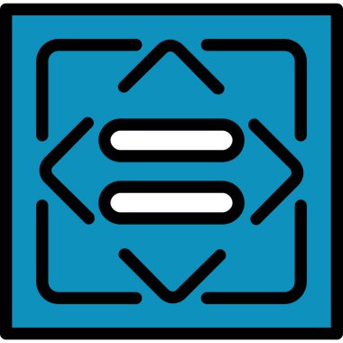 Ok. Web simgesi basit illüstrasyon