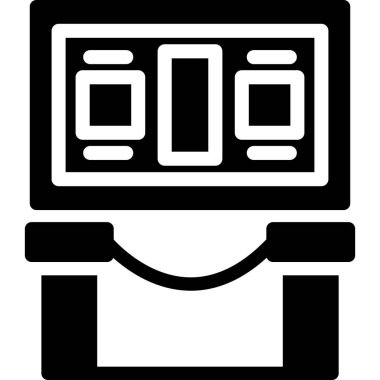 Modern b 'nin vektör illüstrasyonu eksik simgesi