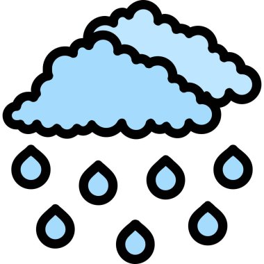 yağmur hava durumu simgesi