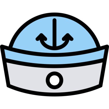 Çizgi film simgesinin vektör çizimi